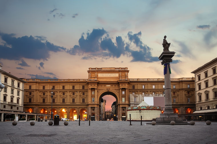 Piazza della Repubblica di Firenze